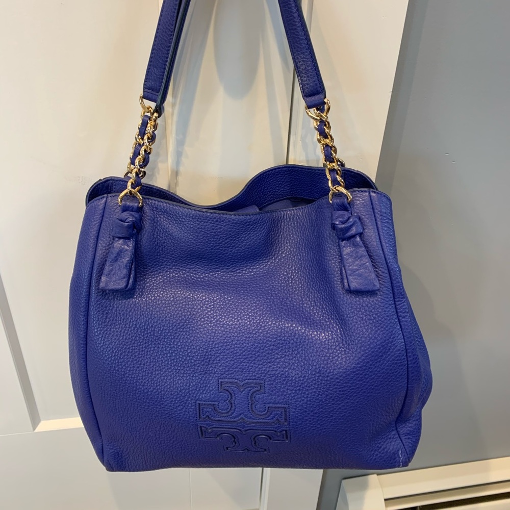 Tory Burch cobalt blue bag